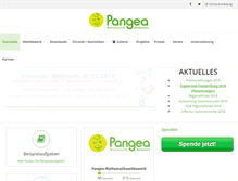 Tablet Screenshot of pangea-wettbewerb.de